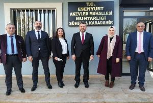 İlçe Başkanımız Harun ÖZER'den muhtarlık ziyareti